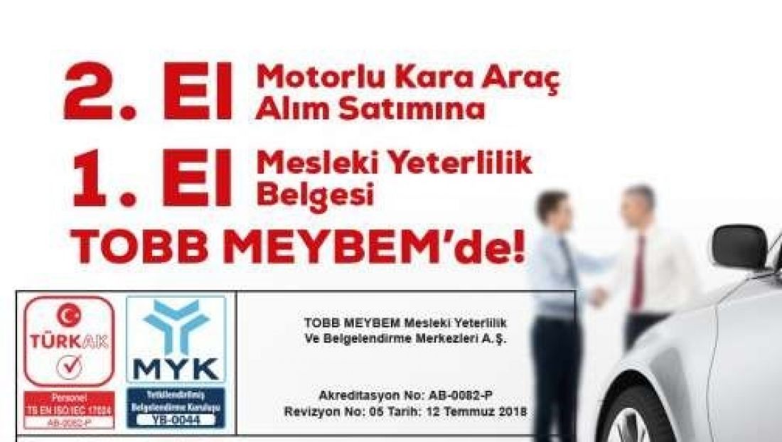 2 El Motorlu Kara Tasitlari Alim Satim Mesleki Yeterlilik Belgesi Basvurulari Baslamistir Eregli Tso