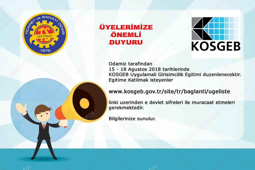 Kosgeb Girisimcilik Egitimi Eregli Tso