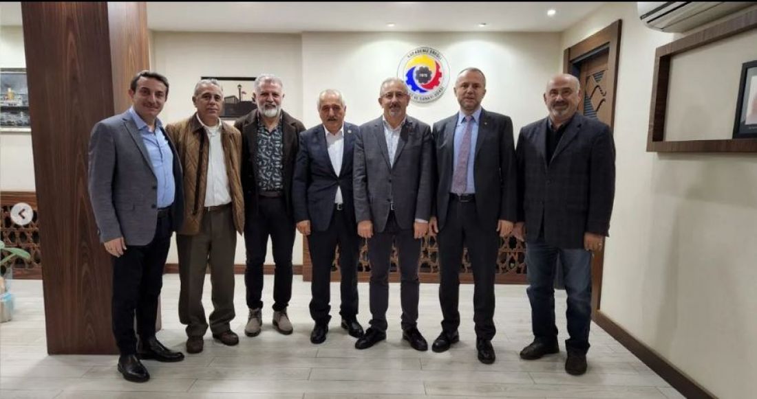 EVEDER Erdemir Vakfı ve Erdemir Emeklileri Sosyal Dayanışma Derneği başkan ve yönetimi oda Başkanımız Arslan Keleş'e hayırlı olsun ziyaretinde bulundu.